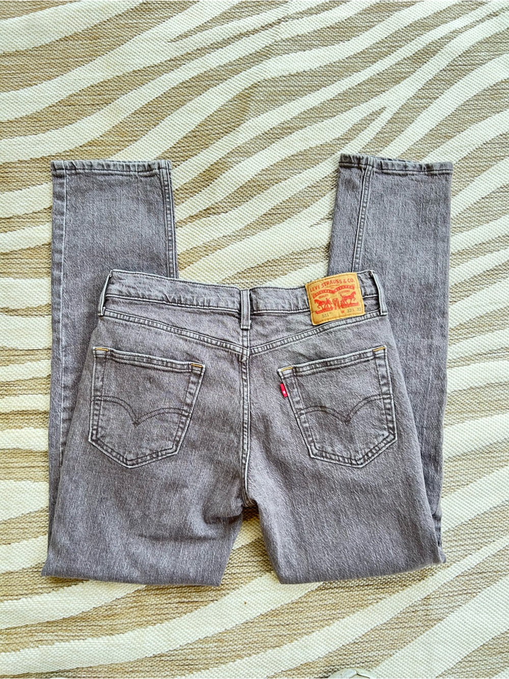 Men’s Levi's 511 Light Brown  Straight-Leg Denim Jeans - 32/32